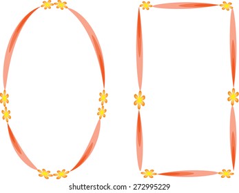 vector drawing lines with border