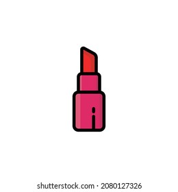 Vector drawing of lipstick on a white background.