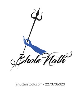 Dibujo vectorial de lord Shiva, ilustración vectorial de la mano Shiva, un elemento para crear el logotipo