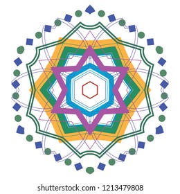 vector drawing mandala