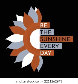 Vektorgrafik motivierende Phrase, die Welt braucht Ihr Licht, Druck für Kleidung, Aufkleber, Poster. Vektorelemente.