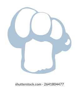 Vector drawing. Old chef hat
