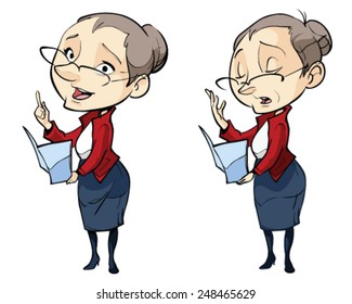Old Lady Cartoon Images, Stock Photos & Vectors | Shutterstock