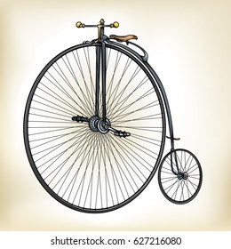 old time big wheel bike