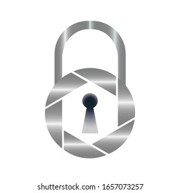 Vector drawing on the theme of  security