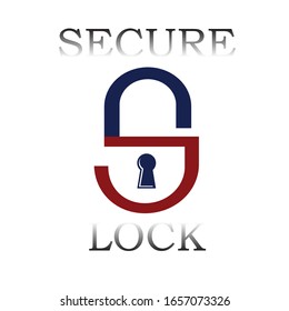 Vector drawing on the theme of  security