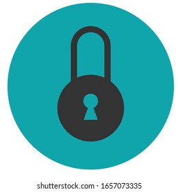 Vector drawing on the theme of  security