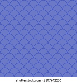 vector drawing of overlapping circles concept fabric pattern blue