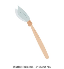 Vector drawing paintbrush, hand drawn illustration