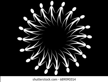 vector drawing people icon