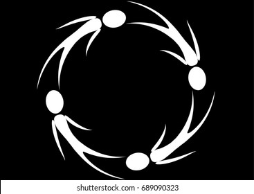 vector drawing people icon