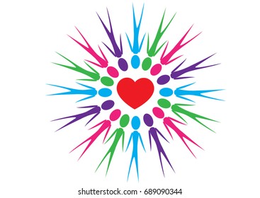 vector drawing people icon