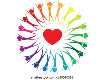 vector drawing people icon