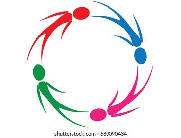 vector drawing people icon
