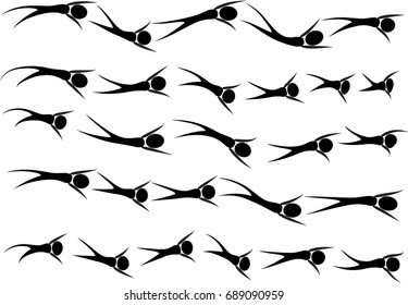 vector drawing people icon sign