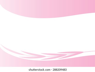 vector drawing plant design with border