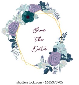 vector drawing rose flowers and leaves, isolated floral wedding design at white background, hand drawn illustration