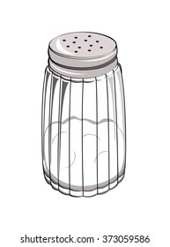 Vector Drawing Of A Salt Shaker