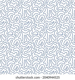 Vector drawing seamless pattern. Line hand drawn monochrome background. Ornament for fabric, wallpaper, packaging.