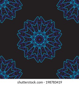 Vector drawing snowflakes as a backdrop to a cheerful Christmas holidays