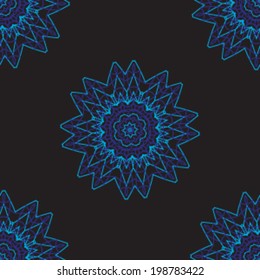 Vector drawing snowflakes as a backdrop to a cheerful Christmas holidays