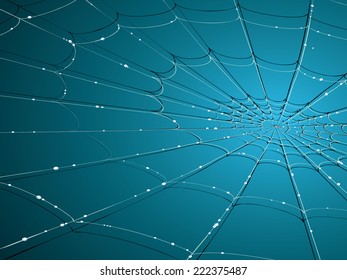 Vector drawing of a /Spider Web/ Easy to edit layers and groups, Easy to recolour background to make a different colour, EPS 10 no effects or transparencies used. 