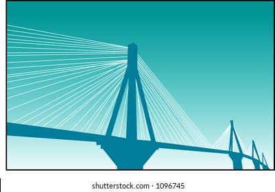 7,112 Suspension bridge Stock Vectors, Images & Vector Art | Shutterstock