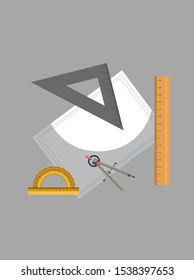 Vector drawing tool for design work