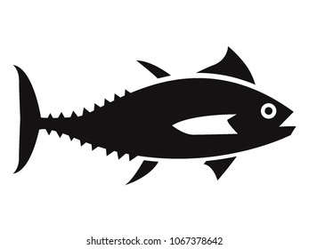 Vector drawing of a Tuna Fish