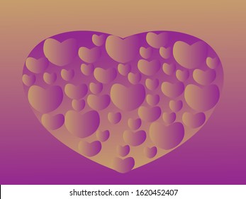 Vector drawing for Valentine's Day
