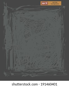Vector drawing of a vintage dark background