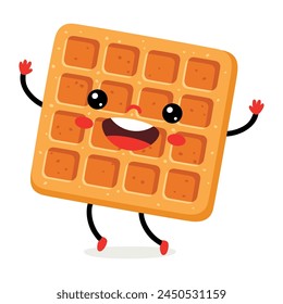 Vector Drawing Of A Waffle