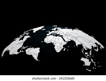 Gráficos de fondo de plano de plano de vectores,Todos los elementos se separan en capas editables claramente etiquetados. Vector