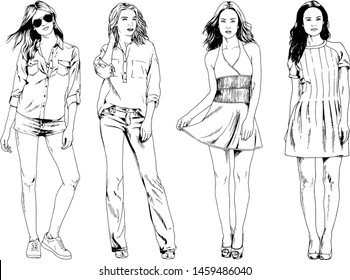 Girlbodypaint Stock Illustrations Images Vectors