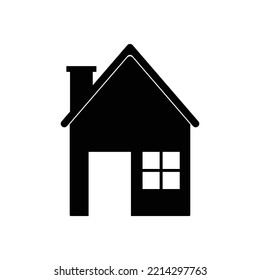 Vector drawn building house icon 