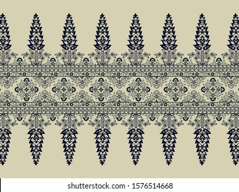 Vector drawn lace style border
