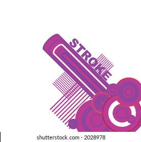 vector dibujado formas modernas sobre un fondo blanco