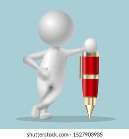 Vector drawn people symbol,Rely on the side of the pen.Image uses a grid gradient.	