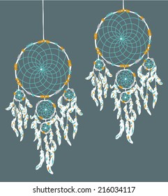 Vector dream catcher 