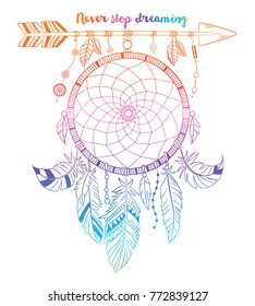 Vector dream catcher