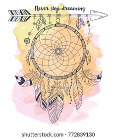 Vector dream catcher