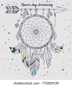 Vector dream catcher