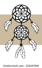 Vector Dream Catcher and your design