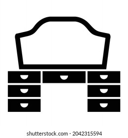 Diseño de iconos glifos de tabla de vestir vectores
