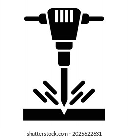 Vectorbohrer-Symboldesign

