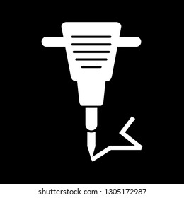 Vector drilling icon
