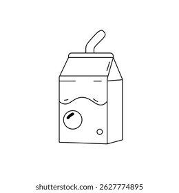 vector drink carton icon style