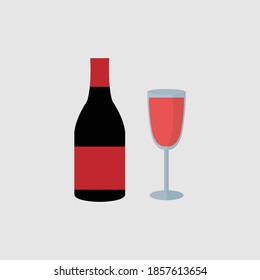 vector drink for the new year