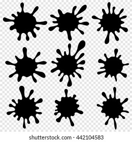 Vector dripping  blood. Blood liquid, vector illustration