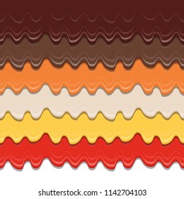 Vector dripping on a white background